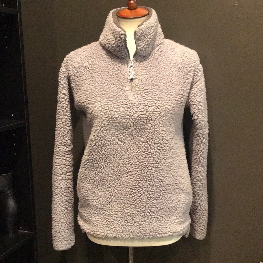 Plush Sherpa Like Pull Over